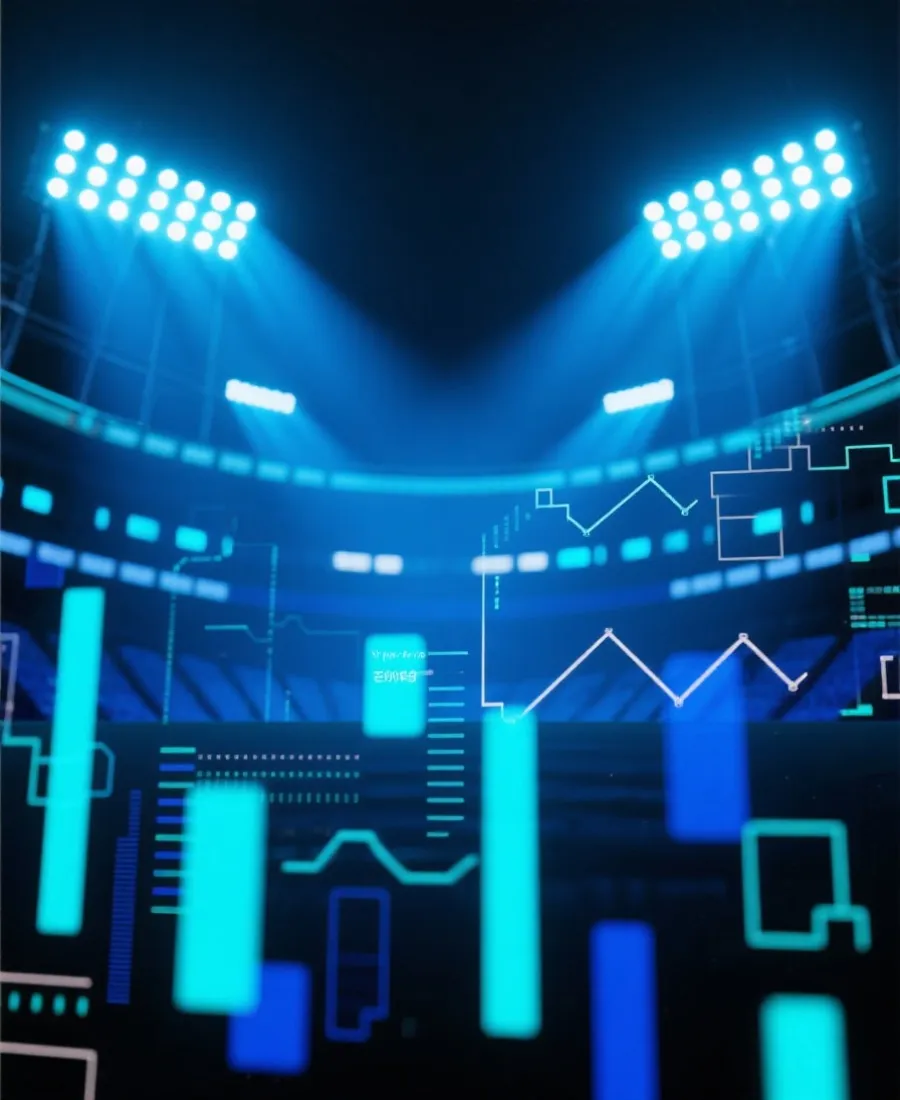 实时比分数据可视化背景